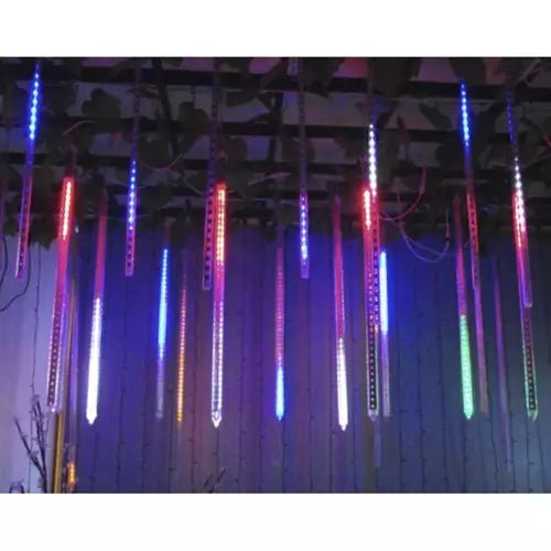 Pluie de météores multicolores de Noël à 36 LED 50 cm
