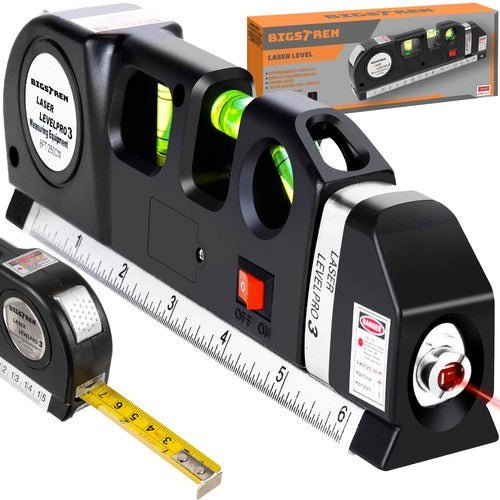 Livella Laser con Metro Incorporato Bigstren 250cm