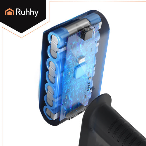 Aspirapolvere Cordless Ruhhy LunPro 400W Pieghevole con Luce LED