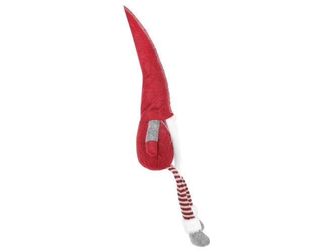 Gnomo Seduto Rosso\Grigio Decorazione Natalizia 50 cm