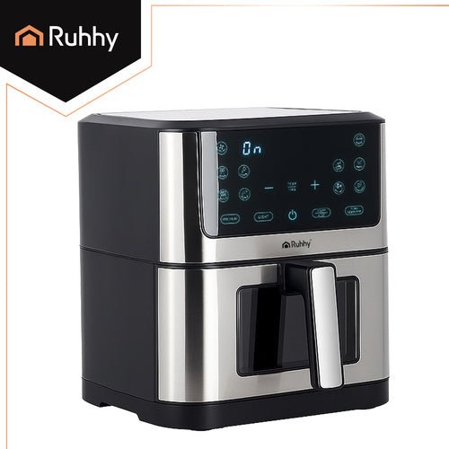 Friggitrice ad Aria Ruhhy 8L XXL 1800W 10 Programmi Display LED