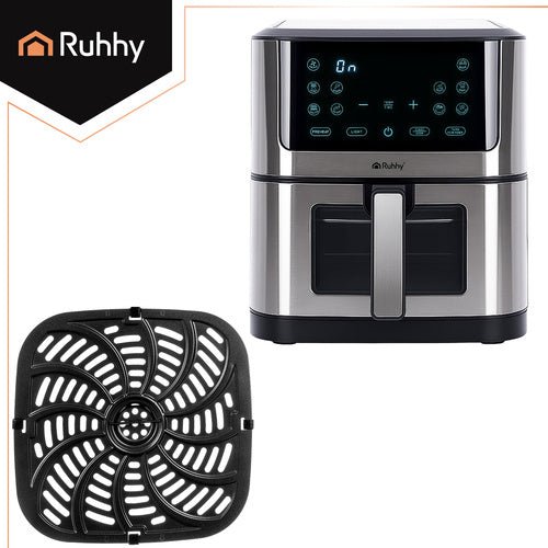 Friggitrice ad Aria Ruhhy 8L XXL 1800W 10 Programmi Display LED