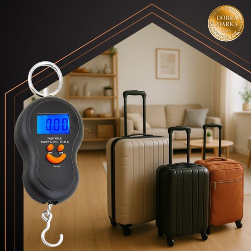 Bilancia digitale a gancio Ruhhy con portata fino a 50 kg