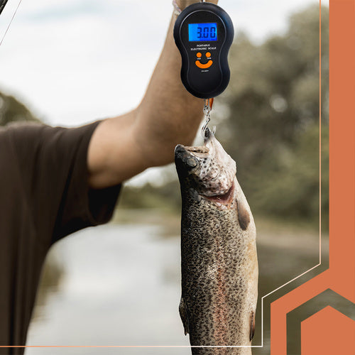 Bilancia digitale a gancio Ruhhy con portata fino a 50 kg