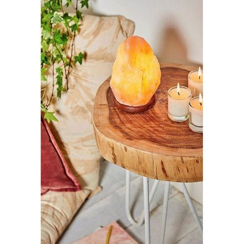 Lampada di sale ionizzatore d'aria 3-5 kg – luce regolabile, sale del Punjab Pakistan