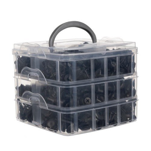Kit clip fissaggio auto con estrattori 620 pezzi