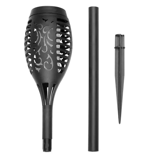 Lampade solari da giardino effetto fiamma set 4 pezzi Gardlov