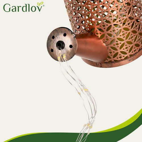 Lampada solare da giardino annaffiatoio Gardlov 60 LED effetto acqua