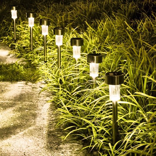 Lampade solari da giardino Gardlov 10 pezzi luce calda con picchetto