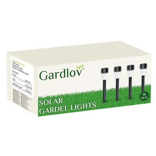 Lampade solari da giardino Gardlov 10 pezzi luce calda con picchetto