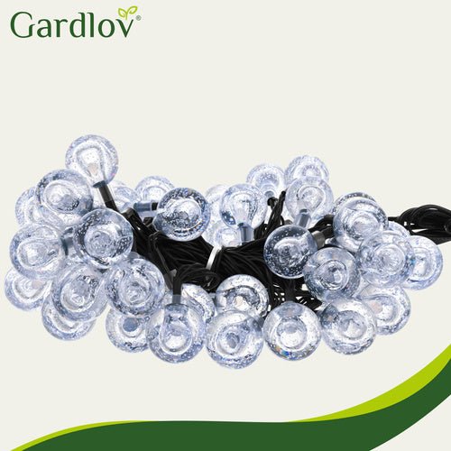 Ghirlanda solare Gardlov 7 m 50 LED luce calda IP65
