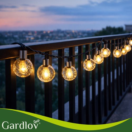 Ghirlanda solare Gardlov 7 m 50 LED luce calda IP65