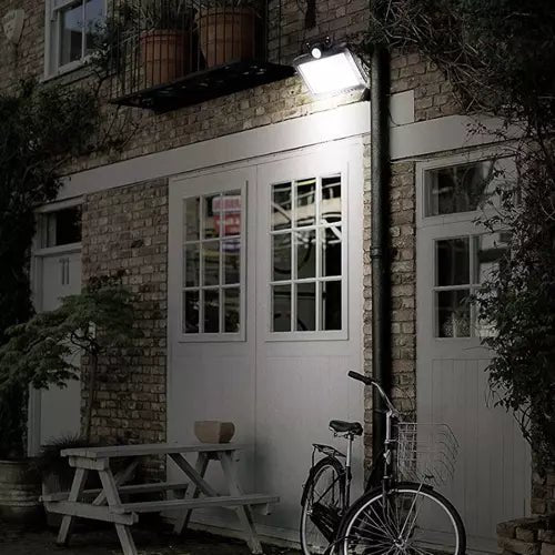 Lampada da parete solare 120 LED COB Izoxis 19892