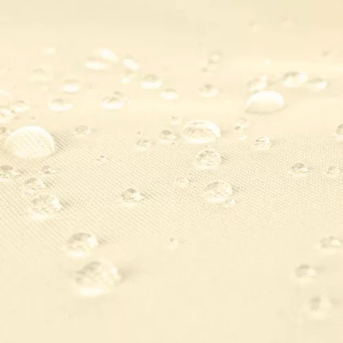 Vela ombreggiante triangolare 4×4×4 m – poliestere 180 g/m², beige, anelli in acciaio inox