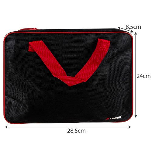 Kit detailing auto set 19 pezzi con borsa