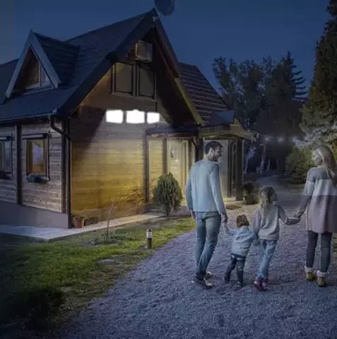 Lampada solare a LED 171 con pannello esterno Izoxis