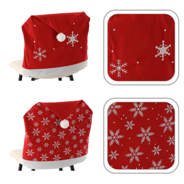 Coprisedia Natalizio con Fiocchi di Neve – Fantasie Assortite