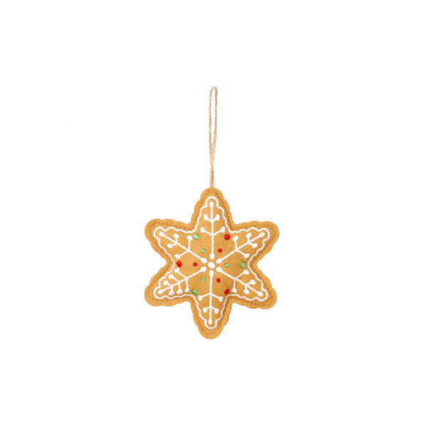 Pendente Natalizio Biscotto di Pan di Zenzero 9-11,5 cm – Decori Assortiti