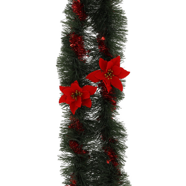 Festone Natalizio Verde per Albero Ø12 cm x 2,74 m – Fantasie Assortite