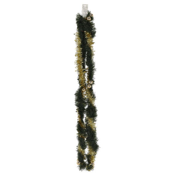 Festone Natalizio Verde per Albero Ø12 cm x 2,74 m – Fantasie Assortite