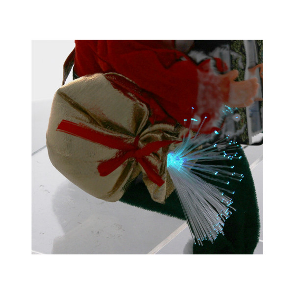 Babbo Natale Musicale e Animato con Fisarmonica e Luci RGB 25,5 cm