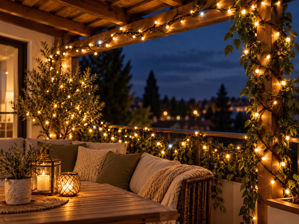 Catena Luminosa 300 LED Bianco Caldo con Flash – 18 m Interno/Esterno