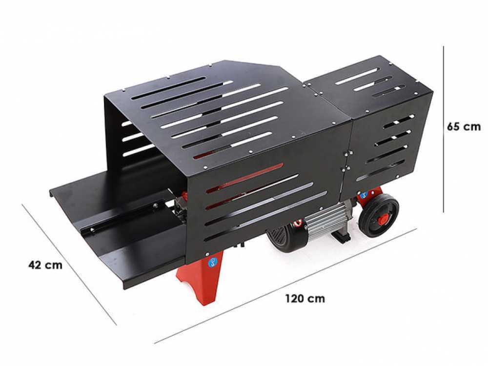 GeoTech SPHE 6 - Spaccalegna elettrico 6 Tonnellate - Orizzontale - 230V