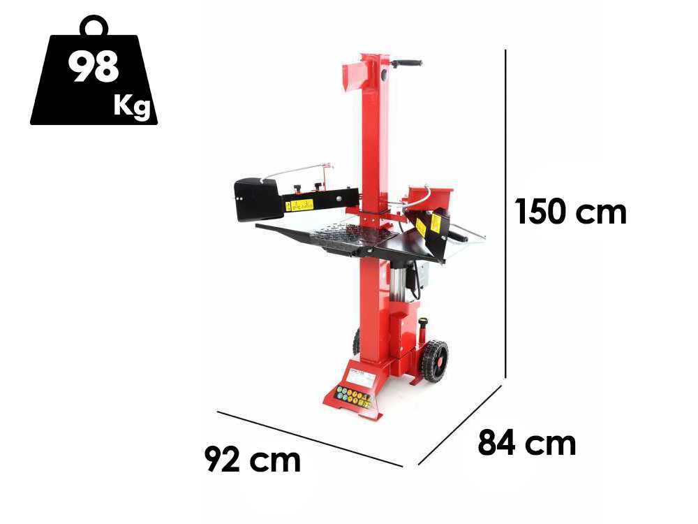 GeoTech SPVE 7-55 - Spaccalegna elettrico 7 Tonnellate- Verticale - 230V