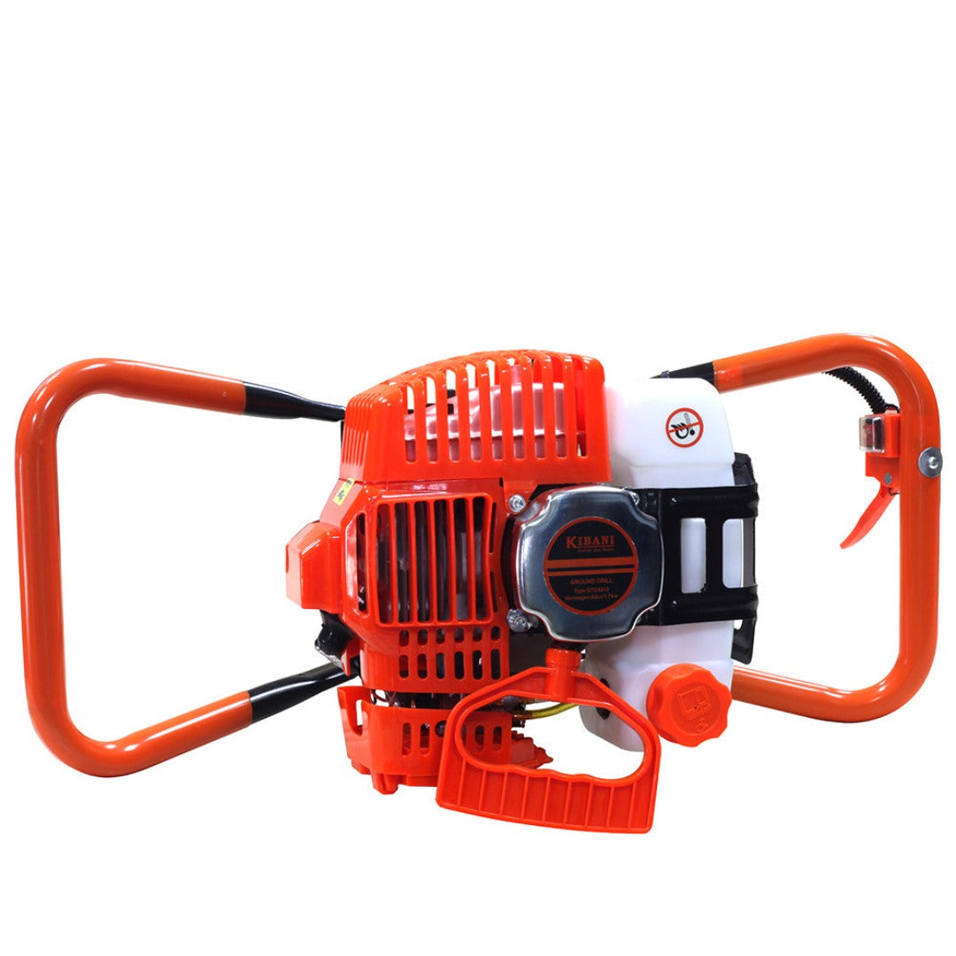 Mototrivella a scoppio Kibani 52 CC 2 tempi da 2,3 cv 5 Anni di Garanzia + Punte da 100mm e 150mm e Prolunga in regalo