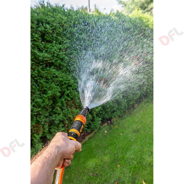 Set Lancia e Raccordi Rapidi Neo Tools 4 Pezzi Lancia Regolabile Aquastop