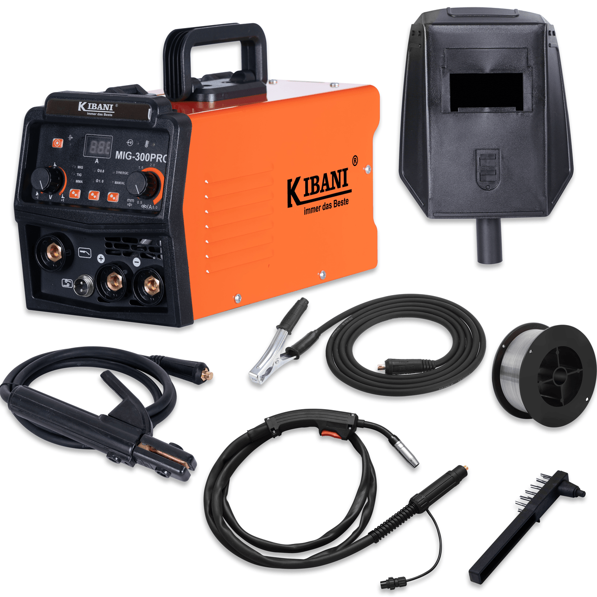 Saldatrice 3in1 Kibani 300Pro - Salda MIG TIG MMA 5 anni di garanzia - modello 2025