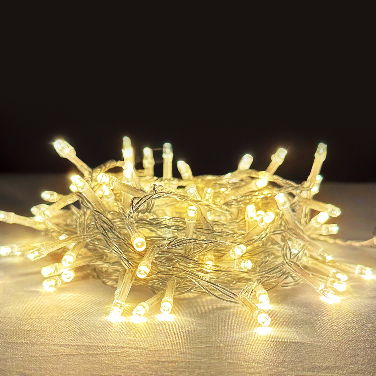 2 Set di Luci Natalizie 30 metri (tot. 60 metri) - Luci di natale bianco Caldo - per interno ed esterno