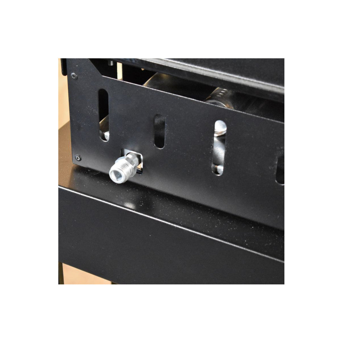 Le Marquier AMALIA PRO 375 – Piastra Liscia a Gas Nera in Ghisa Smaltata con Bruciatori Inox