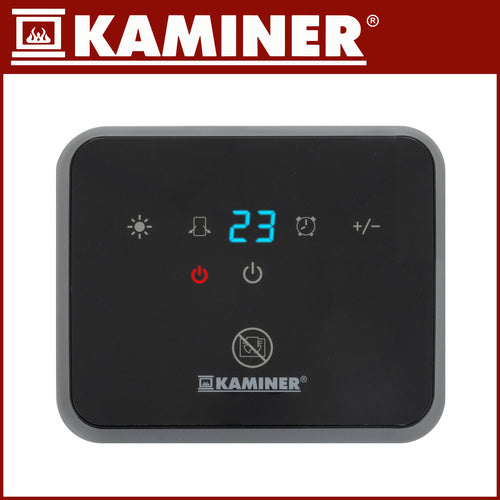 Termoventilatore ceramico verticale 1500W con display LED, timer 24h e oscillazione