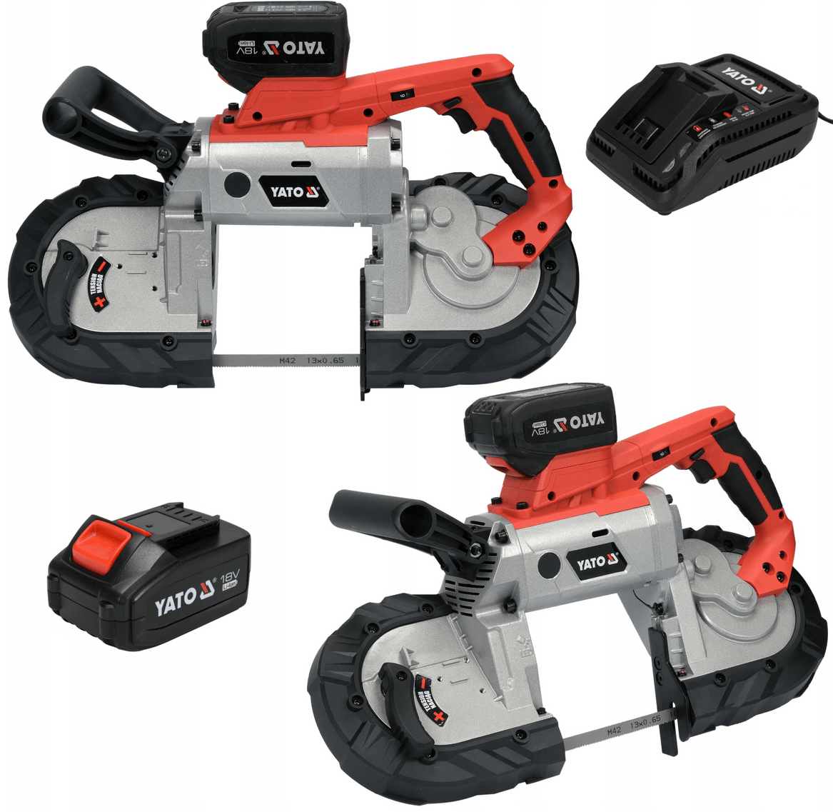 Sega a Nastro Yato 18V Con 1 Batteria 4.0 Ah