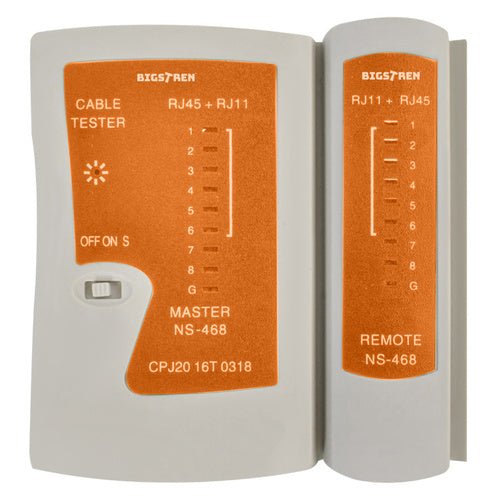 Set tester e crimpatrice di rete RJ45/RJ11 XXL – con valigetta, 10 connettori inclusi