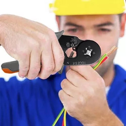 Pinza crimpatrice per capicorda 0,25-10 mm² – con 500 capicorda assortiti