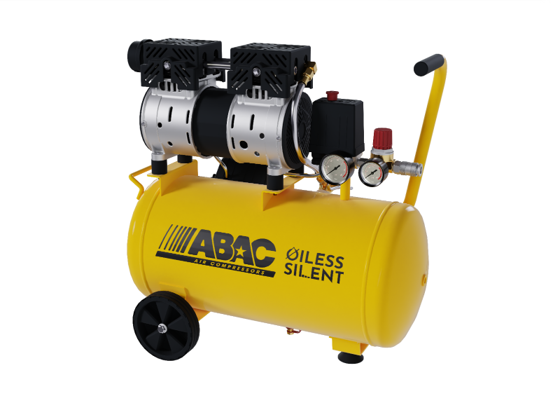 Compressore Silenziato ABAC Pole Position XT SIL 10 24L Senza Olio