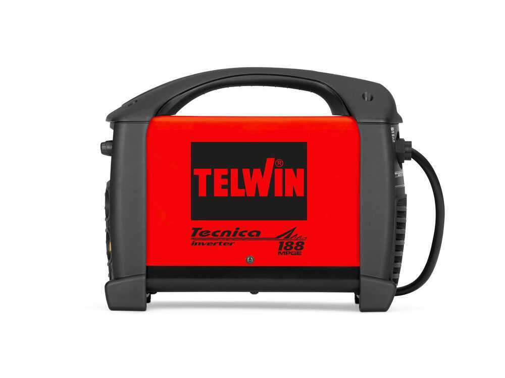 Saldatrice Inverter Telwin Tecnica 188 MPGE MMA TIG 230V