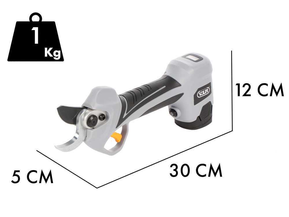 Forbici da Potatura a Batteria Volpi KV360 14,4V Brushless 35mm
