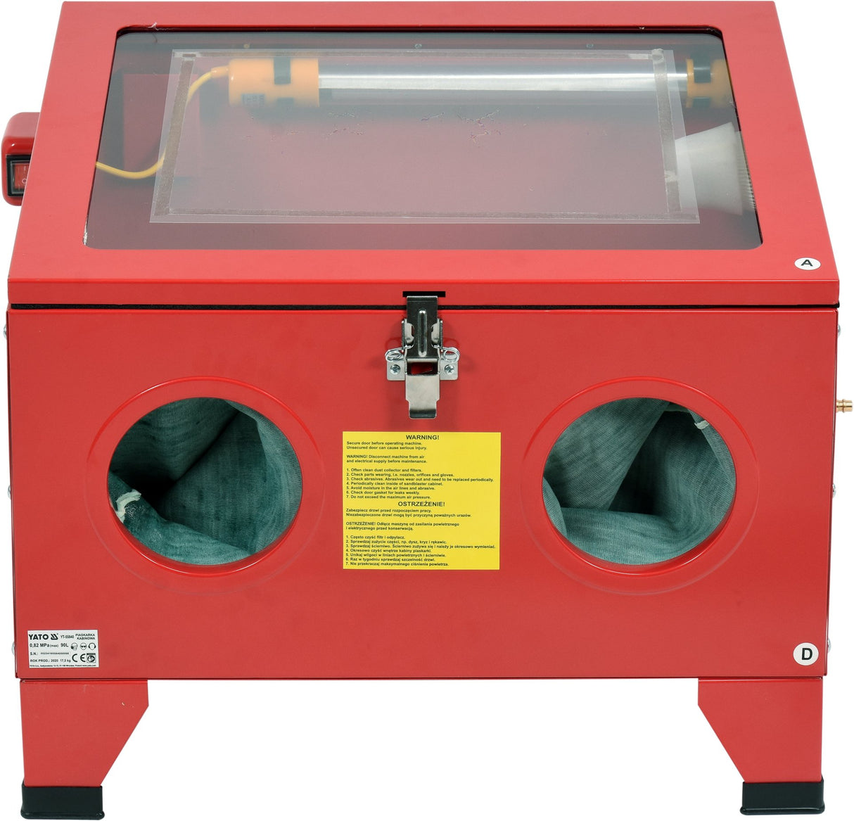 Sabbiatrice Pneumatica Yato 90L per Officina