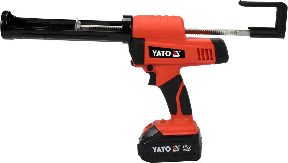 Pistola per Silicone a Batteria 18V 4Ah Professionale per Sigillanti e Adesivi 300 ml