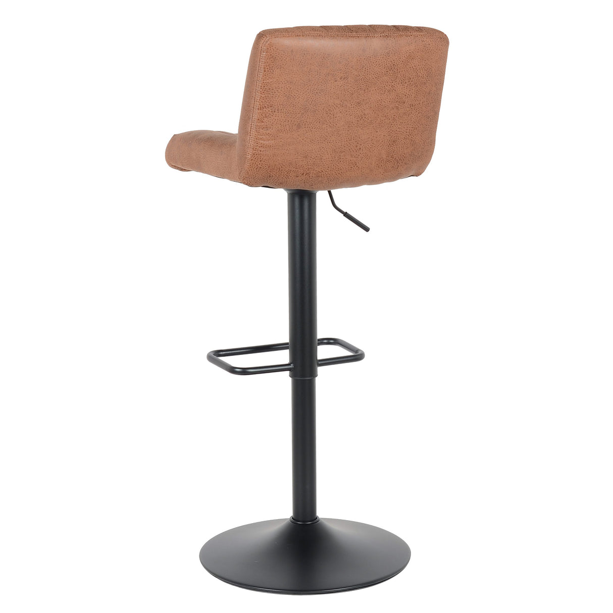 2 Stück Barhocker Neuheit 2021 Ledermodell - Hellbraun Port