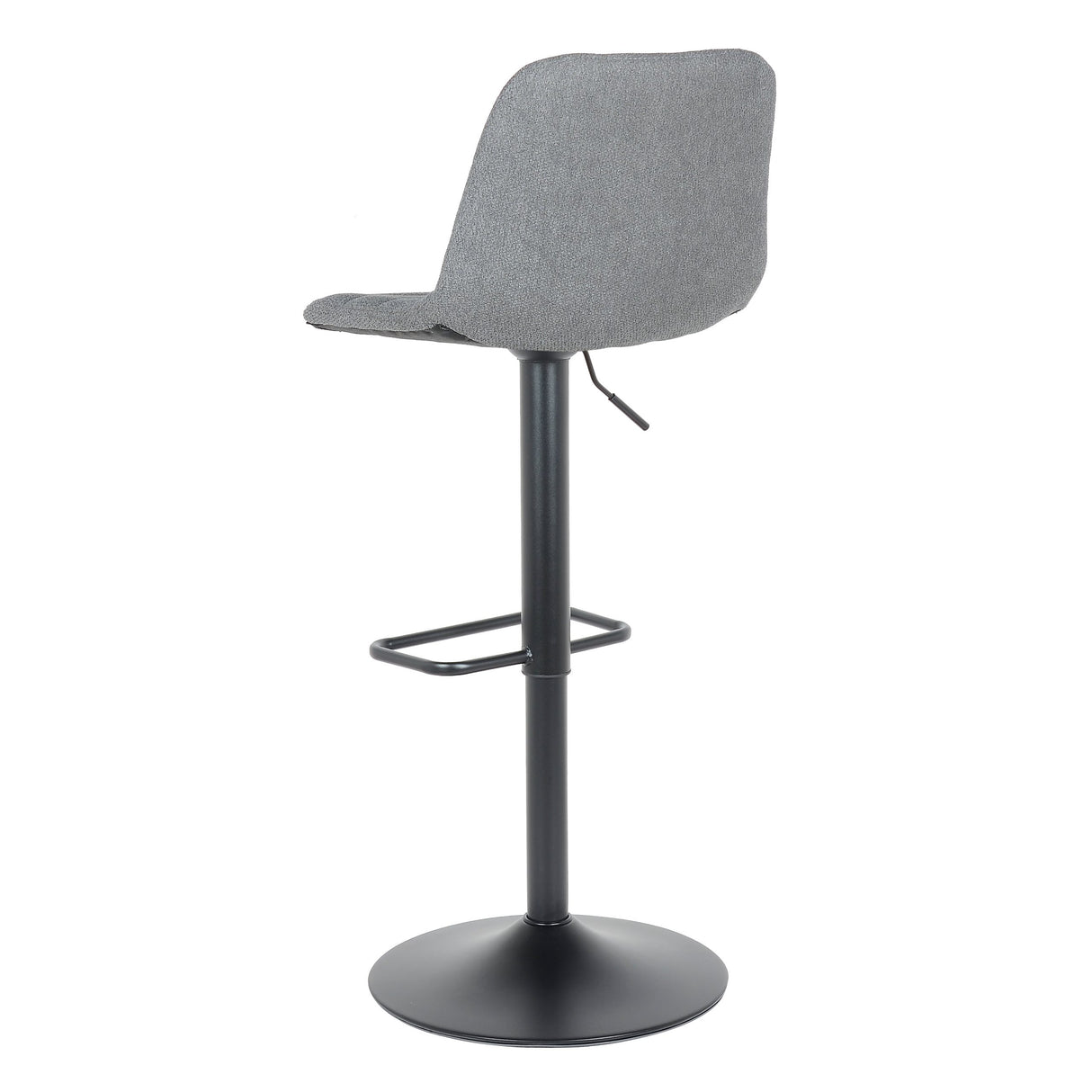 Lot de 2 tabourets de bar, modèle Helsinki 2023, gris, tissu