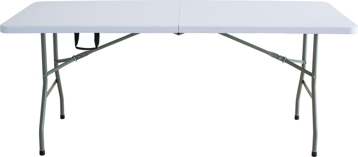 Table rectangulaire pliante pour barbecue, pique-nique, montagne et mer, pliable, peu encombrante - 183 x 76 x 73,5 cm (chaises non incluses)