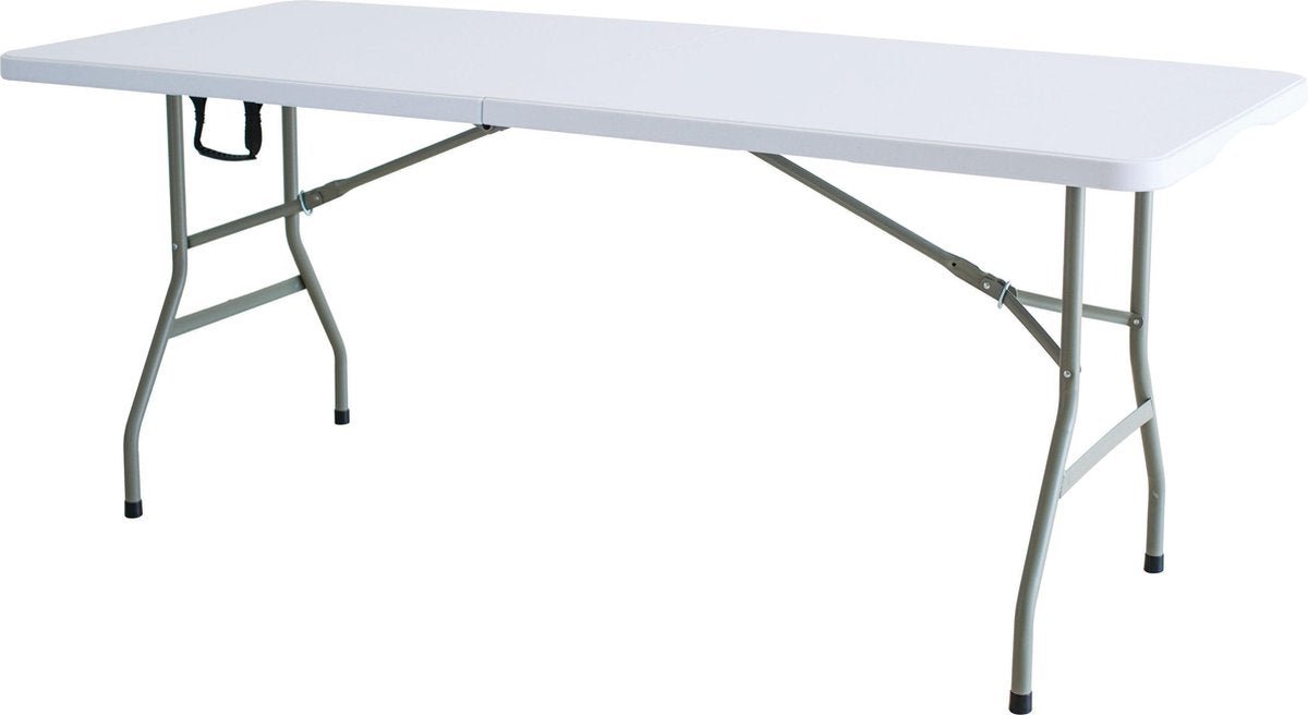 Table rectangulaire pliante pour barbecue, pique-nique, montagne et mer, pliable, peu encombrante - 183 x 76 x 73,5 cm (chaises non incluses)