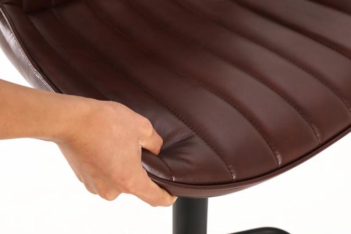 2 Stück dunkelbrauner Katy Hocker Bar Küche fest drehbar verstellbar Modell 2020