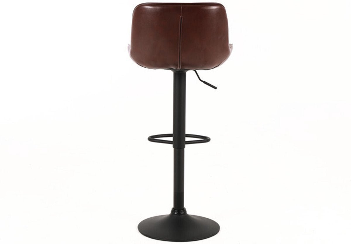 2 Stück dunkelbrauner Katy Hocker Bar Küche fest drehbar verstellbar Modell 2020
