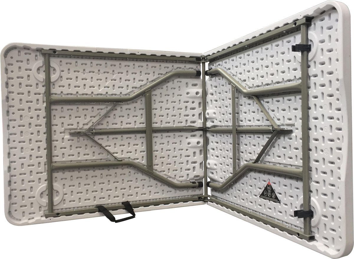 Table rectangulaire pliante pour barbecue, pique-nique, montagne et mer, pliable, peu encombrante - 183 x 76 x 73,5 cm (chaises non incluses)