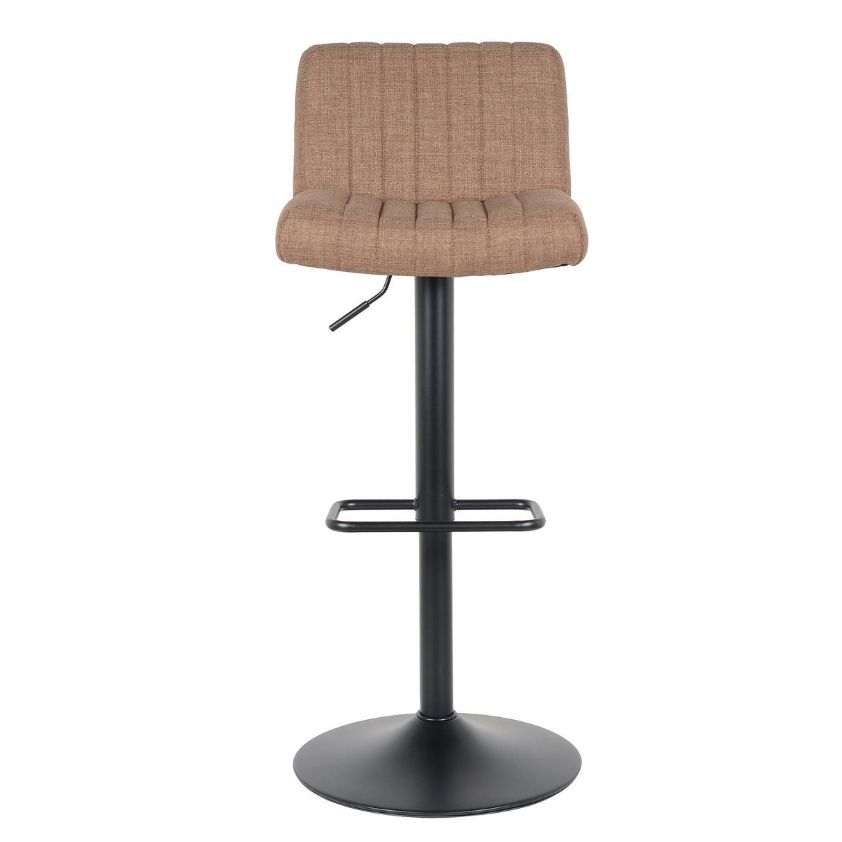 Lot de 2 tabourets de bar, modèle Porto Brown, neufs (2023), tissu